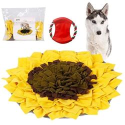 Snuffle Mat，Dog Puzzle Toys，Snuffle Mat for Dogs Rainbow Medium Small Pet Machine Washable Indoor Game Feed Treat Food Interactive Dispensing