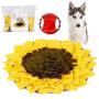 Snuffle Mat，Dog Puzzle Toys，Snuffle Mat for Dogs Rainbow Medium Small Pet Machine Washable Indoor Game Feed Treat Food Interactive Dispensing