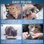 Petural Electric Dog Nail Grinder Low Noise Pet Nail Trimmer with 2 Grinding Wheels, Electric Rechargeable Pet Nail Grinder Painless Paws Grooming for Small Medium Large Dogs,Cats & More