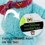HuggleHounds Plush Extra Thick Sherpa Durable Soft Fleece Dog Toy