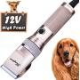 HANSPROU Dog Shaver Clippers High Power Dog Clipper for Thick Heavy Coats Low Noise Plug-in Pet Trimmer Pet Professional Grooming Clippers with Guard Combs Brush for Dogs Cats and Other Animals
