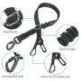 URPOWER Upgraded Dog Seat Belt 3-in-1 Dog Car Seatbelts 2 Pack Adjustable Pet Seat Belt for Vehicle Nylon Pet Safety Seat Belts Heavy Duty & Elastic & Durable Car Seat Belt for Dogs, Cats and Pets