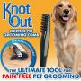 lovecabin Electric Pet Grooming Comb Remove Knot Out Electric Pet Dog Cat Hair Trimmer Safe Grooming Accessories for Dogs, Longhaired Cats, Rabbits Beauty Tools