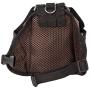 Pet Life Mooltese Large-Pocketed Compartmental Animated Dog Harness Backpack, Medium, Brown