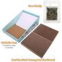 T.F GHG Cat Scratcher Cardboard Multi-Function Scratching Pad with Catnip, Plane & Slope Dual-Purpose Scratching Cardboard,Corrugate Durable Scratching Pad Box,Reversible,Cat Scratching Toy