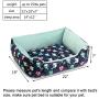 Hollypet Pet Bed for Small Medium Dog and Cat Plush Rectangle Nest Puppy Sleeping Bag Cushion, Owl