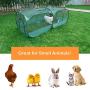TruePetz Portable Chicken Coop - Pop Up Playpen for Small Animals - Foldable Outdoor Pet Enclosure Bunny Playpen