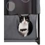 Pet Life Kitty-Square Obstacle Soft Folding Sturdy Play-Active Travel Collapsible Travel Pet Cat House Furniture Pet Life Kitty-Square Obstacle Soft Folding Sturdy Play-Active Travel Collapsible Travel Pet Cat House Furniture