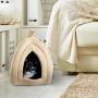 PETMAKER Cozy Kitty Tent Igloo Plush Cat Bed
