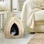 PETMAKER Cozy Kitty Tent Igloo Plush Cat Bed PETMAKER Cozy Kitty Tent Igloo Plush Cat Bed