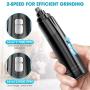 oneisall Dog Nail Grinder Clippers Upgraded 2 Speed Pet Nail Trimmer for Dogs & Cats with LED Lighting