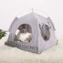 BFACCIA Cat Tents Cave Bed for Cats Puppy Pet Play House Portable Exercise Tent Playpens 4-Sided Comfortable Cat Beds Folding Pet Tent Small Animal House Cage