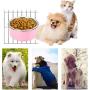 YEIRVE Crate Dog Food Water Bowls, 2-in-1 Plastic Bowl & Stainless Steel Pet Bowl, Removable Hanging Cat Food Bowls Perfect for Crates, Healthy & Hygienic Bowls Bowl.