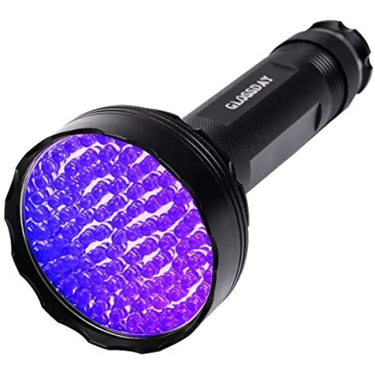 Uv Flashlight With 51 Led Bulbs, Led Torch, Dog/cat Urine Detector, Resin,  Fluorescent, Scorpion, Etc.