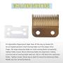 Replacement Clippers Blades Compatible with Wahl 30-15-10(#1037-400),Professional Animal Standard Adjustable Blade Set,Ceramic Dog Blade Set,2 Set