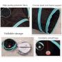 MR. STRONG Pet Cat Tunnel,Tube Cat Toys 3 Way Collapsible Peek Hole Toy with Ball,Kitty Tunnels for Indoor Cats,Puppy, Kitty, Kitten, Rabbit