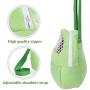Yosoo 1 PCS Portable White Mesh African Hedgehog Hamster Breathable Pet dog Carrier Bags Handbags Puppy Cat Travel Backpack (M, White Mesh - Green)