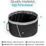 PAWABOO Pet Dog Cat Travel Bowls, [2PACK] 2000 ML Capacity Collapsible Portable Fabric Pet Travel Bowl Feeder for Pet Dog Cat Food or Water, Set of 2