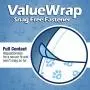 ValueWrap New Disposable Male Dog Diapers, 1-Tab X-Small, 48 Count - Male Wraps, Snag-Free Fastener, Leak Protection, Wetness Indicator