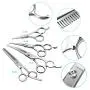 Dog Grooming Scissors, Heavy Duty Stainless Steel Dog Grooming kit With Thinning Shears & Comb & Down-curved shears -Safety Rounded Tip Sharp Durable Shears Best for Trimming Dog Grooming Scissors, Heavy Duty Stainless Steel Dog Grooming kit With Thinning Shears & Comb & Down-curved shears -Safety Rounded Tip Sharp Durable Shears Best for Trimming