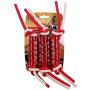 ALL FOR PAWS BBQ TPR Rope Ribs Dog Toy