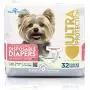 Paw Inspired 32ct Disposable Female Dog Diapers and 36ct Disposable Male Dog Wraps Combo Pack| Puppy Diapers for Female Dog in Heat and Male Dog Belly Bands for Dog Incontinence, Excitable Urinatation Paw Inspired 32ct Disposable Female Dog Diapers and 36ct Disposable Male Dog Wraps Combo Pack| Puppy Diapers for Female Dog in Heat and Male Dog Belly Bands for Dog Incontinence, Excitable Urinatation