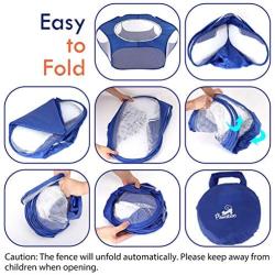 Pawaboo Small Animals Playpen, Breathable & Waterproof Small Pet Cage Tent with Zippered Cover, Portable Outdoor Yard Fence for Kitten/Puppy/Guinea Pig/Rabbits/Hamster/Chinchillas/Hedgehogs/Reptiles