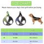 Reflective Puppy Harness, Small Dog Harness Adjustable Escape Proof Vest, Soft Mesh Padded Safety Pet Vest for Walking Training Running, Suitable for Small Medium Dog Kitten Cats