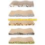 T.F GHG Cat Scratcher Cardboard Wave Scratch Pad with Catnip,Unique Two Different Scratch Side,Corrugate Durable Scratching Pad,Reversible,Two Pcs Set,Cat Scratching Toy Lounge Sofa Bed for Cats T.F GHG Cat Scratcher Cardboard Wave Scratch Pad with Catnip,Unique Two Different Scratch Side,Corrugate Durable Scratching Pad,Reversible,Two Pcs Set,Cat Scratching Toy Lounge Sofa Bed for Cats