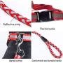 Rope Dog Chest Harness Leash,4 FT Reflective Dog Leash - Mountain Climbing Nylon Braided Heavy Duty Dog Training Leash for Large and Medium Dogs,Send Dog Treat Ball Toy
