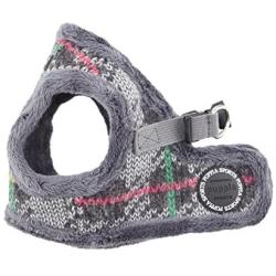 Puppia Eldric Harness-B for Pets, Mélange Grey, Small