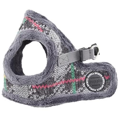 Puppia Eldric Harness-B for Pets, Mélange Grey, Small