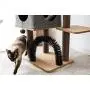 PetPals Three-Level Elevated Cat Tree Condo with Massage & Particle Board, Grey (PP18502) PetPals Three-Level Elevated Cat Tree Condo with Massage & Particle Board, Grey (PP18502)