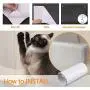 SIEBIRD Cat Scratch Deterrent Tape, 100% Transparent Clear Cat Scratch Furniture Protector with Pins, Flexible Anti-Scratch Cat Training Tape Furniture Scratch Guards, 18'' L X 10'' W & 15'' L X 12'' W SIEBIRD Cat Scratch Deterrent Tape, 100% Transparent Clear Cat Scratch Furniture Protector with Pins, Flexible Anti-Scratch Cat Training Tape Furniture Scratch Guards, 18'' L X 10'' W & 15'' L X 12'' W