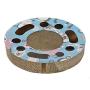 TNZMART Cat Scratcher Cardboard with Bells, Corrugated Cat Scratch Pad Interactive Cat Toys for Grind Claws