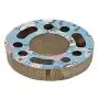 TNZMART Cat Scratcher Cardboard with Bells, Corrugated Cat Scratch Pad Interactive Cat Toys for Grind Claws TNZMART Cat Scratcher Cardboard with Bells, Corrugated Cat Scratch Pad Interactive Cat Toys for Grind Claws