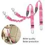 Cotcool Dog Car Seat Belt, 2 Pack Adjustable Elastic Pet Dog Car Seatbelt Puppy Safety Seat Belts Vehicel Car Leash Seatbelts for Dogs and Pets Cotcool Dog Car Seat Belt, 2 Pack Adjustable Elastic Pet Dog Car Seatbelt Puppy Safety Seat Belts Vehicel Car Leash Seatbelts for Dogs and Pets