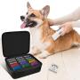Clipper Blades Case, Dog Grooming Clippers Holder, Clipper Comb Guard Storage Organizer for Andis/Oster/Wahl -Holds 15pcs (Case Only)