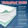 ValuePad Plus Puppy Pads, Extra Large 28x36 Inch, 400 Count - Premium Pee Pads for Dogs, Tear Resistant, Super Absorbent Polymer Gel Core, 5-Layer Design