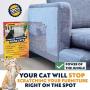 Panther Armor Furniture Protectors from Cat Scratch - 8(Eight)-Pack – Couch Guards for Cats - 4-Pack XL 17''L 12''W + 4-Pack Large 17''L 10''W Cat Scratch Deterrent - Couch Corner Cat Scratch Repellent