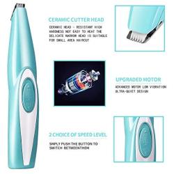 STARRYFIELD Dog Clippers- Rechargeable Cordless Cat and Dog Clippers, Low Noise Electric Pet Trimmer, Pet Clipper for Trimming The Hair Around Face, Eyes, Ears, Paw, Rump