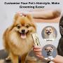 Merece Dog Clippers for Grooming - Low Noise Professional Dog Grooming Clippers Kit for Small Dogs Thick Coats Rechargeable Quiet Cordless Dog Hair Clippers Pet Grooming Clippers Kit for Dogs Cats