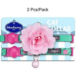 Blueberry Pet 3 Patterns The Power of All in One Breakaway Cat Collars, with Personalization Options