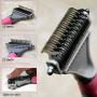 Pet Dematting Comb - 2 Sided Undercoat Rake for Cats & Dogs - Safe Grooming Tool for Easy Mats & Tangles Removing - Medium and Long Haired Cats Dogs Brush for Shedding