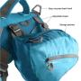 Kurgo Baxter Backpack for Dogs, Saddlebag Back Pack Harness, Hiking Pack for Dogs, Packs for Pets to Wear, Camping & Travel Vest Harness, Reflective, Lightweight, For Pets 30-110 lbs