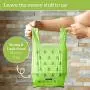 Pogis Compostable Poop Bags - 250 Dog Poop Bags with Easy-Tie Handles - Leak-Proof, Plant-Based, ASTM D6400 Certified Home Compostable Waste Bags for Dogs