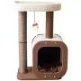 Catry Kitten Cat Tree Condo with Paper Rope Covered Scratching Post Activity Center for Climbing Relaxing and Playing Natural Jute Fiber Pet Stand Catry Kitten Cat Tree Condo with Paper Rope Covered Scratching Post Activity Center for Climbing Relaxing and Playing Natural Jute Fiber Pet Stand
