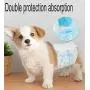 SiNetGuy Disposable Dog Diapers | Female Dog Diapers Protection | Diapers for Dogs in Heat, Excitable Urination, or Incontinence Super Absorbent Leak-Proof Fit SiNetGuy Disposable Dog Diapers | Female Dog Diapers Protection | Diapers for Dogs in Heat, Excitable Urination, or Incontinence Super Absorbent Leak-Proof Fit
