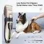 IOKHERIA Dog Grooming Clippers,Professional USB Rechargeable Cordless Dog Clippers Kit,Heavy Duty 12V High Power Low Noise Dog Hair Clippers with LED Display for Large Dogs, Cats, and Other Pets IOKHERIA Dog Grooming Clippers,Professional USB Rechargeable Cordless Dog Clippers Kit,Heavy Duty 12V High Power Low Noise Dog Hair Clippers with LED Display for Large Dogs, Cats, and Other Pets