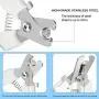 COMBOMTEK Dog Grooming Glove + Dog Nail Clippers + Dog Shampoo Brush | Pet Grooming Kit | Cat Hair Remover, Cat Nail Trimmer, Cat Bath Brush